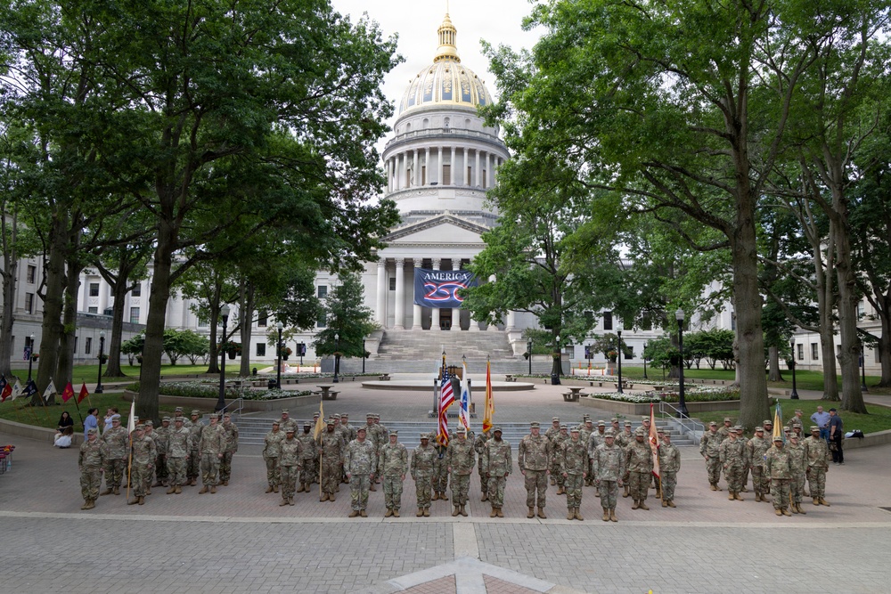 38TH RSG CHANGE OF COMMAND AT WV CAPITOL