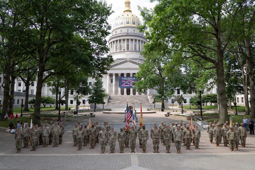 38TH RSG CHANGE OF COMMAND AT WV CAPITOL
