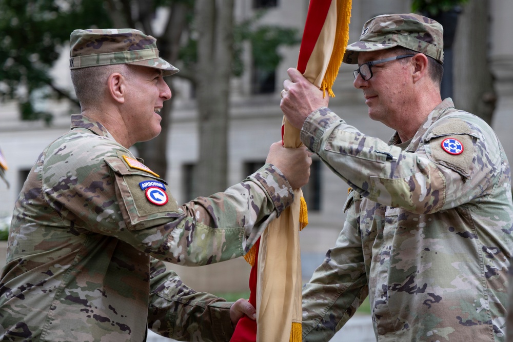 38TH RSG CHANGE OF COMMAND AT WV CAPITOL