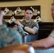 The Commandant, Gen. Eric M. Smith and the Sergeant Major of the Marine Carlos A. Ruiz speak to Bravo Company TBS Instructors and Students