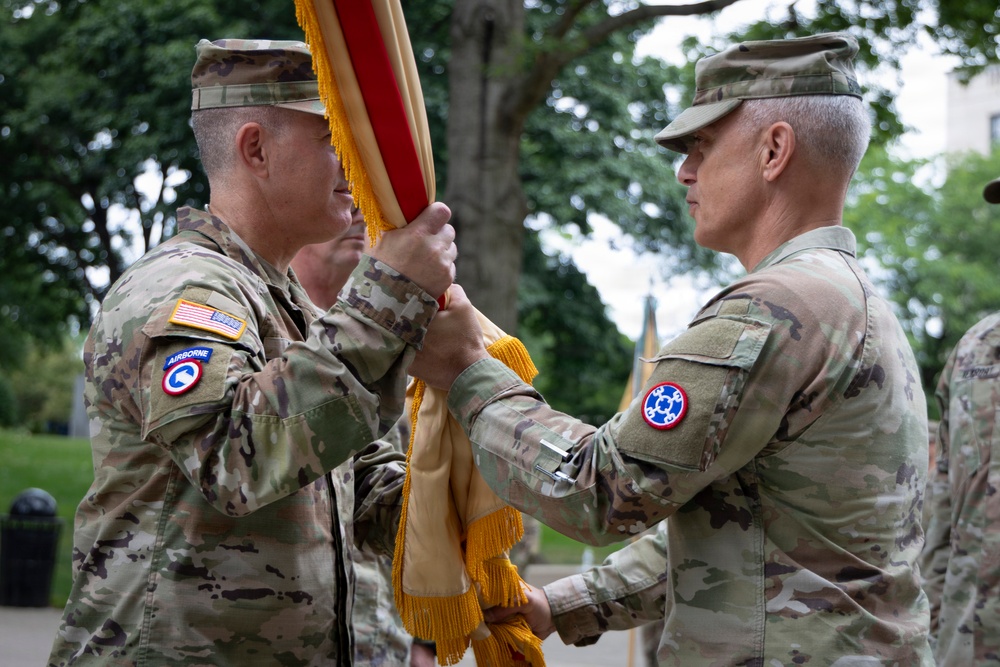 38TH RSG CHANGE OF COMMAND AT WV CAPITOL