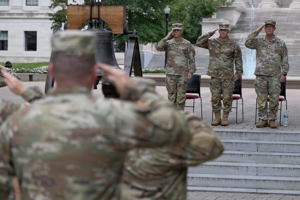 38TH RSG CHANGE OF COMMAND AT WV CAPITOL