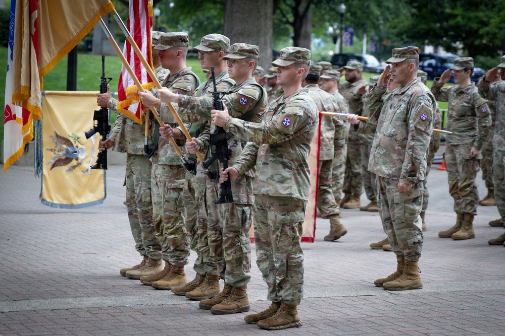 38TH RSG CHANGE OF COMMAND AT WV CAPITOL