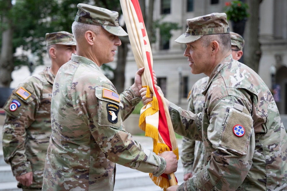 38TH RSG CHANGE OF COMMAND AT WV CAPITOL