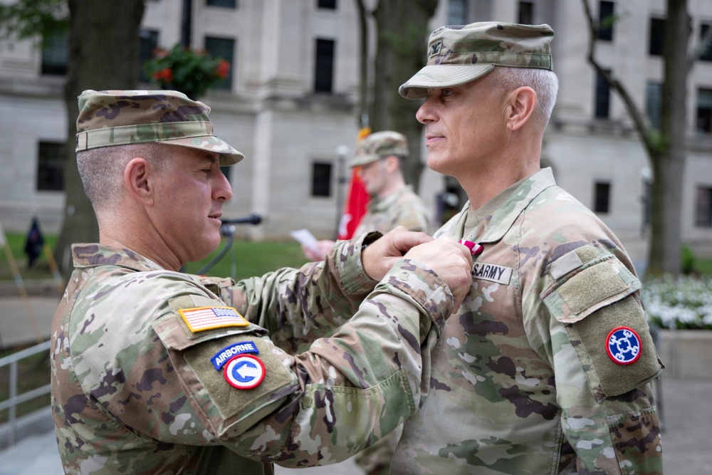 38TH RSG CHANGE OF COMMAND AT WV CAPITOL