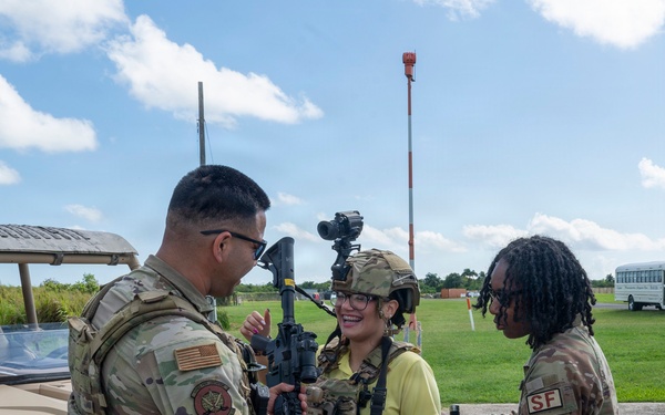 346th AEW hosts Ana Delia Flores Santana Vocational high school students