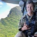 Maj. Kenneth Welch on a UH-60 Blackhawk helicopter
