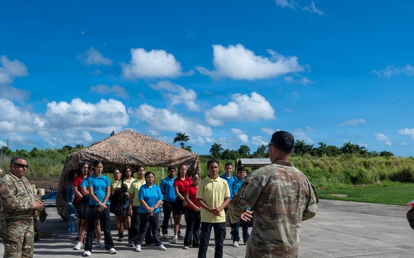 346th AEW hosts Ana Delia Flores Santana Vocational high school students