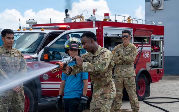 346th AEW hosts Ana Delia Flores Santana Vocational high school students