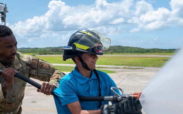 346th AEW hosts Ana Delia Flores Santana Vocational high school students