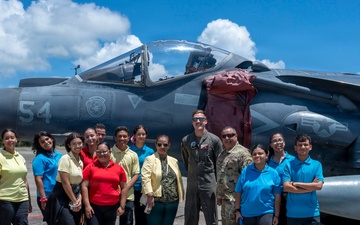 346th AEW hosts Ana Delia Flores Santana Vocational high school students