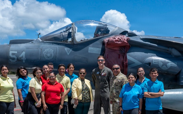 346th AEW hosts Ana Delia Flores Santana Vocational high school students