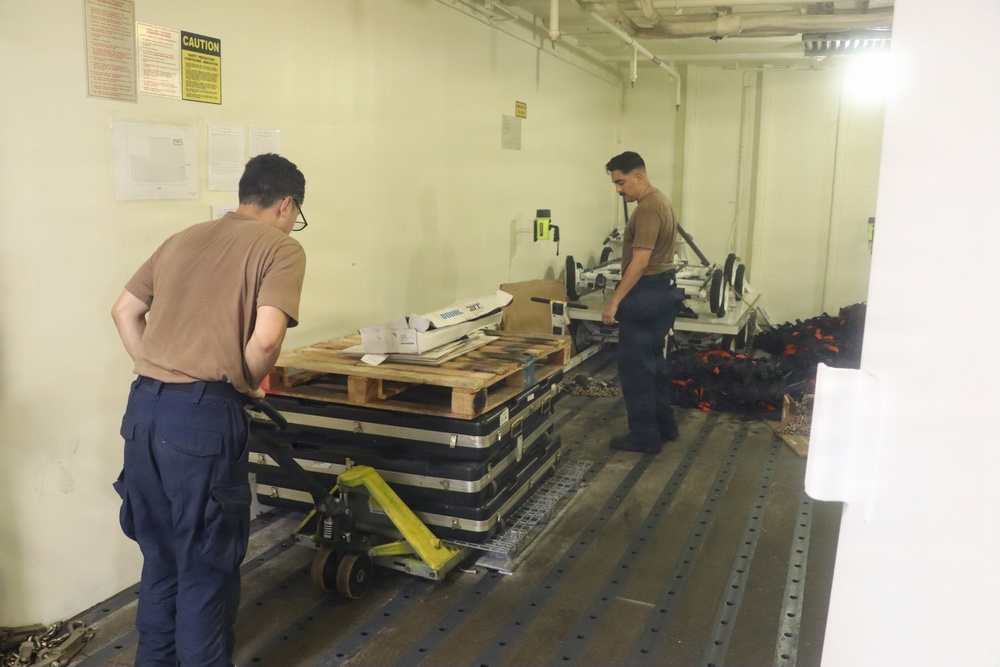 Miguel Keith Sailors Move Freight