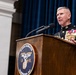 The Commandant, Gen. Eric M. Smith hosts Evening Parade for Chairman Gen. Dan Caine