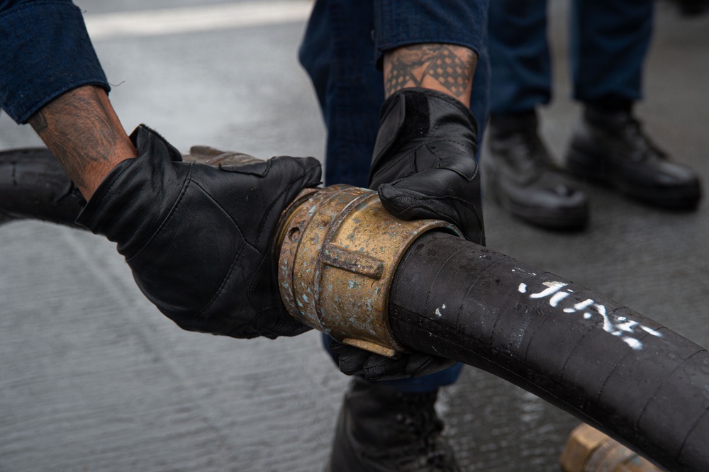 Ronald Reagan Sailors Conduct Maintenance