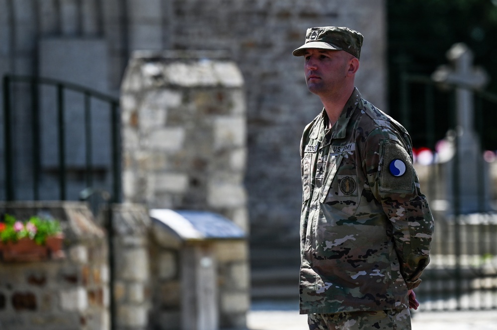 29th ID Soldiers honor 90th Infantry Division’s “Tough ’Ombres” in Normandy