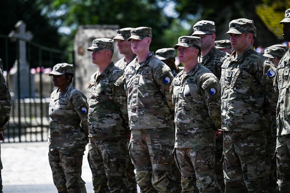 29th ID Soldiers honor 90th Infantry Division’s “Tough ’Ombres” in Normandy