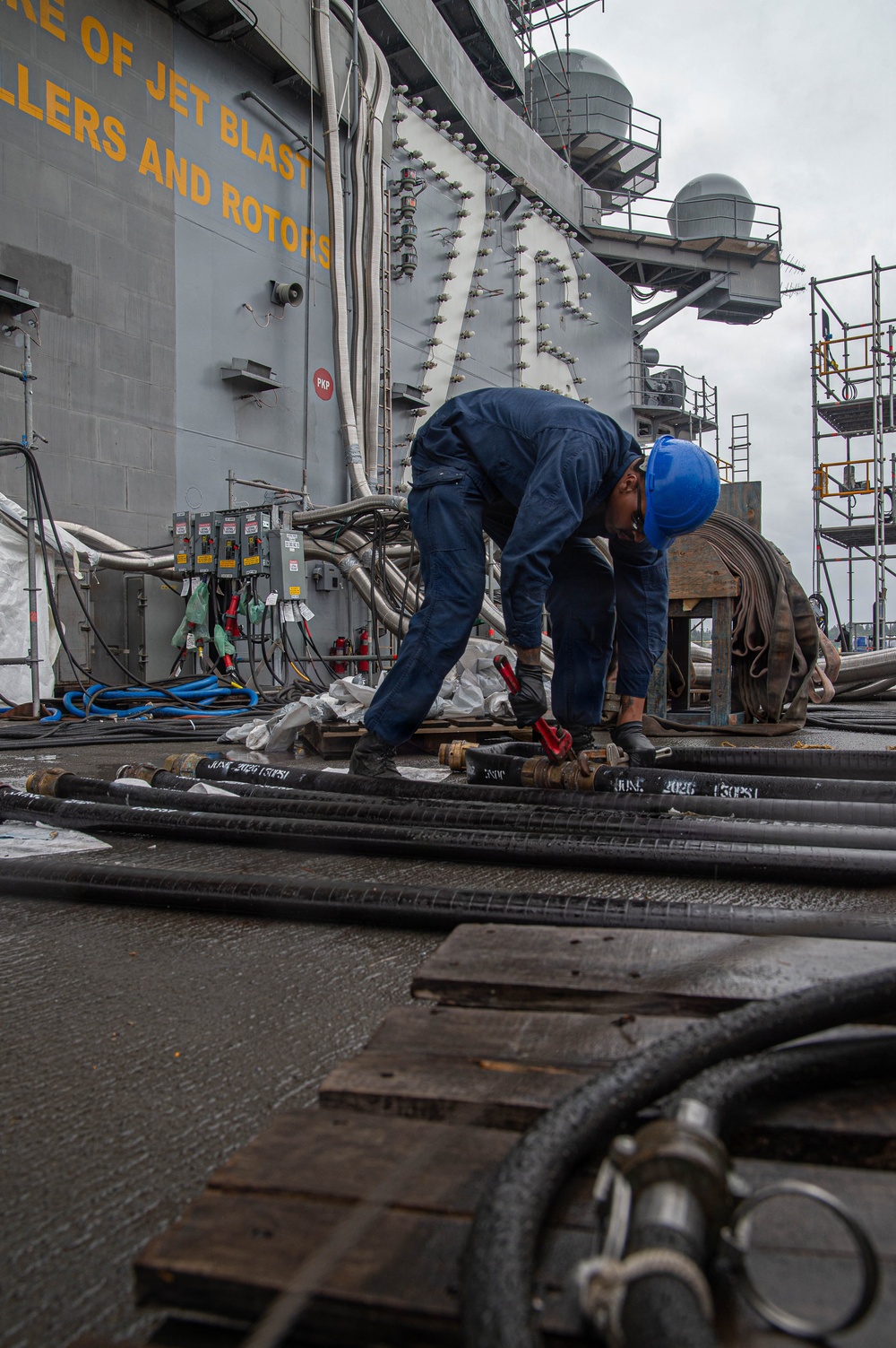 Ronald Reagan Sailors Conduct Maintenance