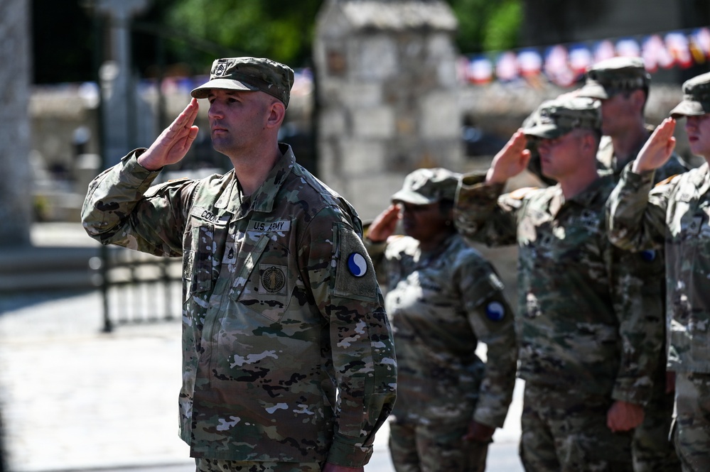 29th ID Soldiers honor 90th Infantry Division’s “Tough ’Ombres” in Normandy