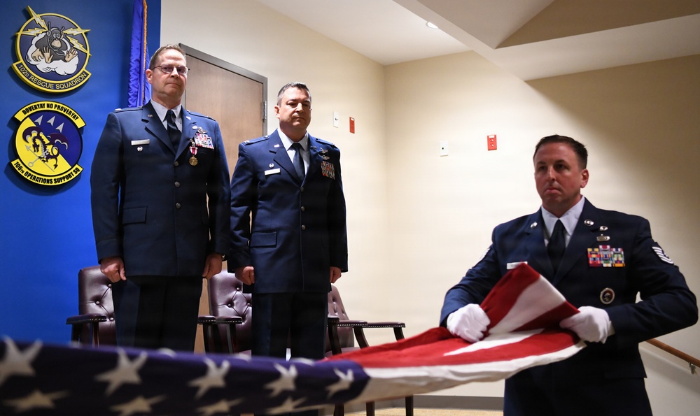 Meliville Resident Lt. Col. Michael Rutigliano Honored During 106th Rescue Wing Retirement Ceremony