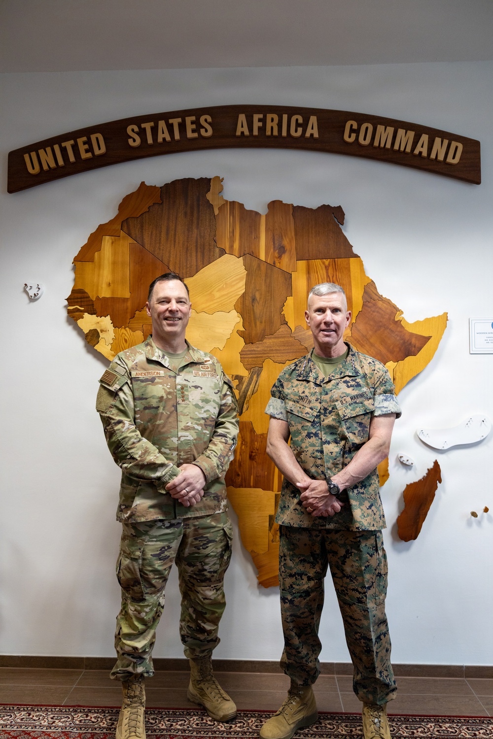 The Commandant, Gen. Eric M. Smith visits AFRICOM, EUCOM, and MARFOREUR/AF