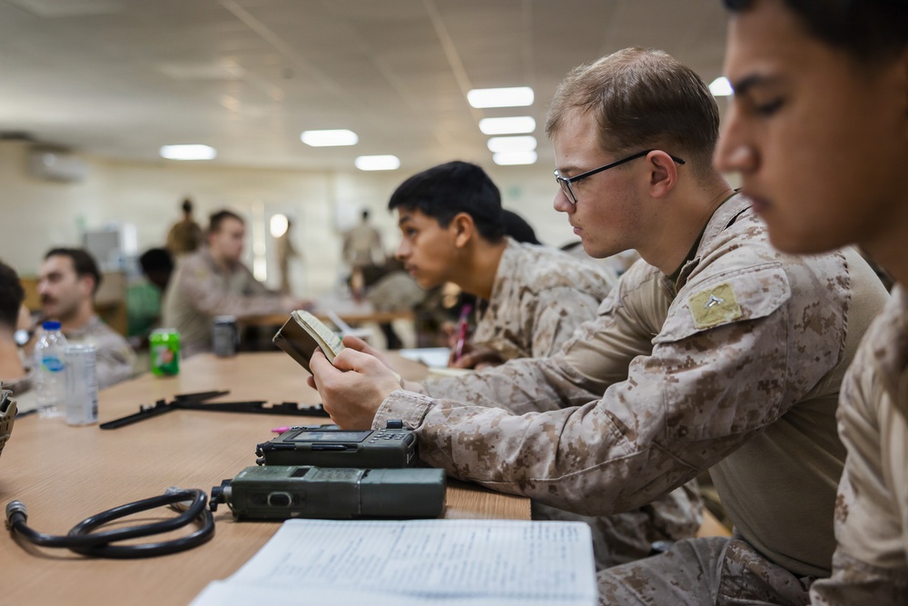 U.S. Marines and Sailors Conduct a Networking &amp; Radio Communications Cross-Training Class