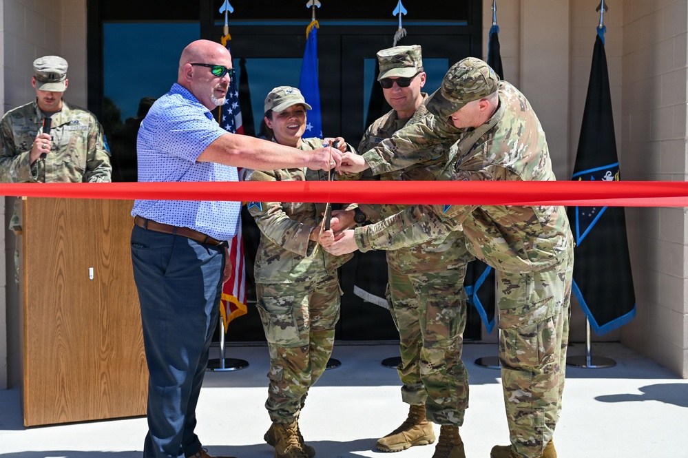 Space Training and Readiness Command celebrates newly renovated Space Delta 10 facility with ribbon cutting ceremony