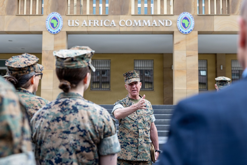 The Commandant, Gen. Eric M. Smith visits AFRICOM, EUCOM, and MARFOREUR/AF