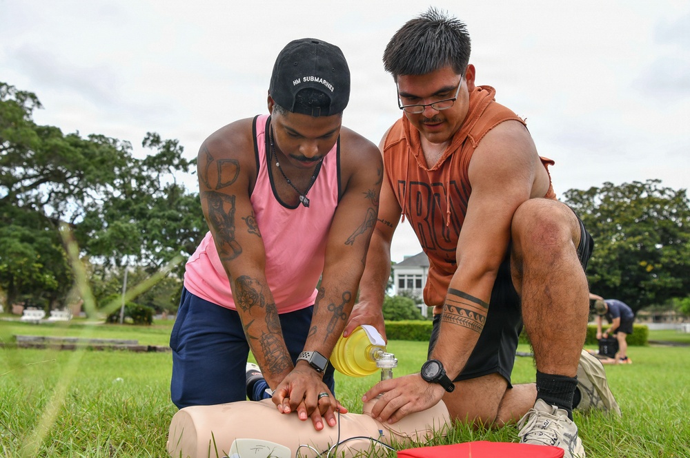 NMRTC Pensacola Sailors Compete in 2026 NMOTC Corpsman Cup