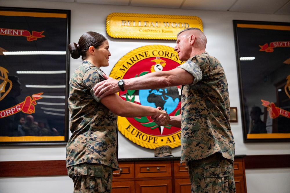 The Commandant, Gen. Eric M. Smith visits AFRICOM, EUCOM, and MARFOREUR/AF