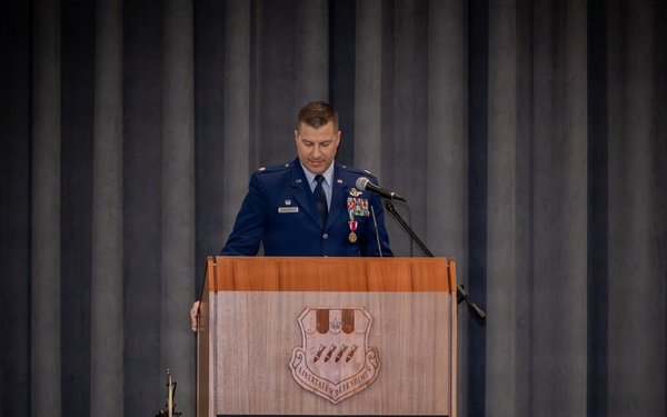 96th Bomb Squadron Change of Command Ceremony