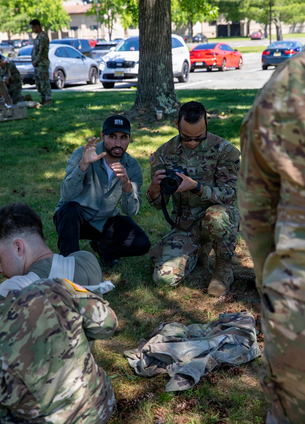 Training with equipment pros