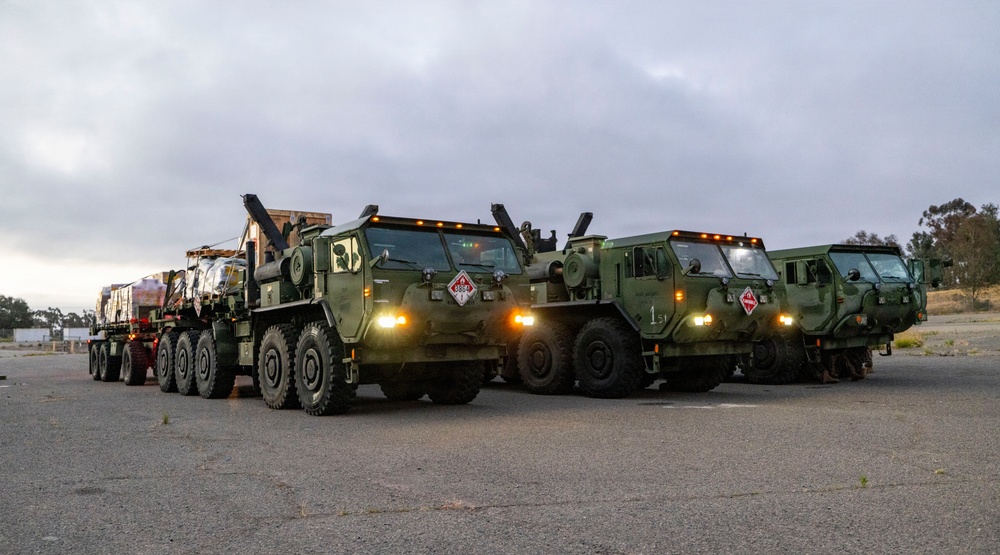1st MLG Marines transport LFORM equipment