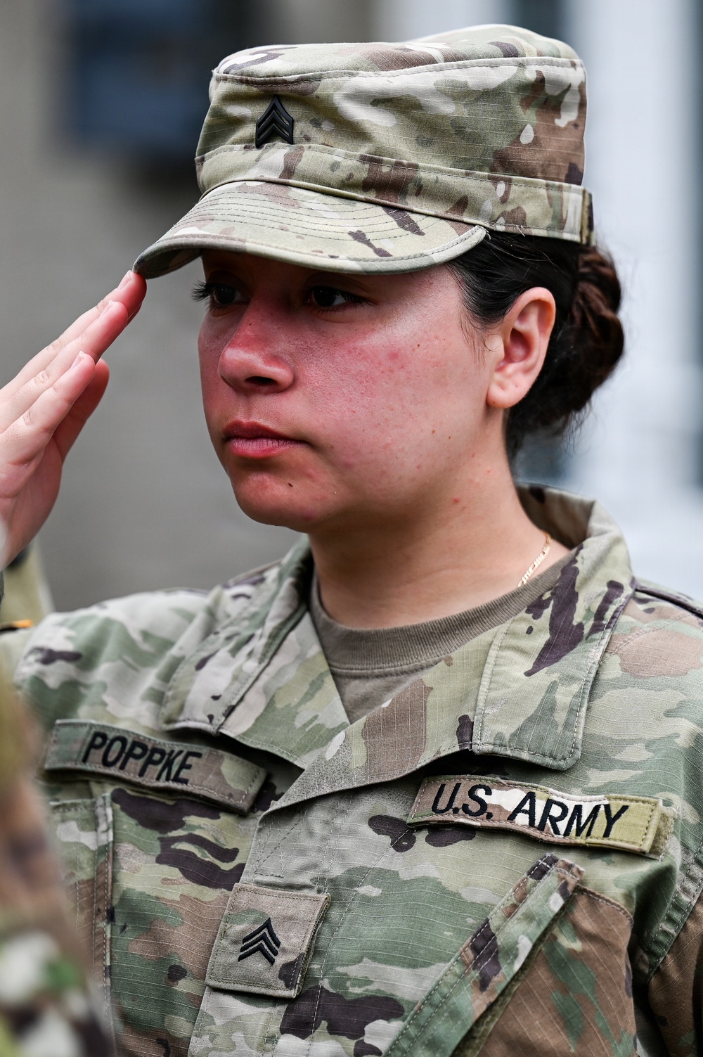 U.S., German troops march to honor 90th Infantry Division in Normandy ceremony