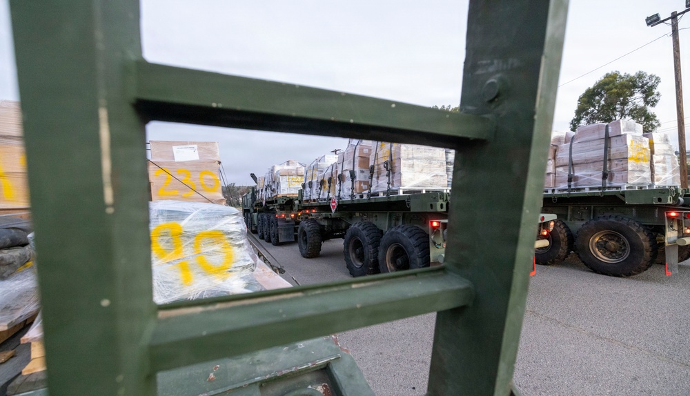 1st MLG Marines transport LFORM equipment
