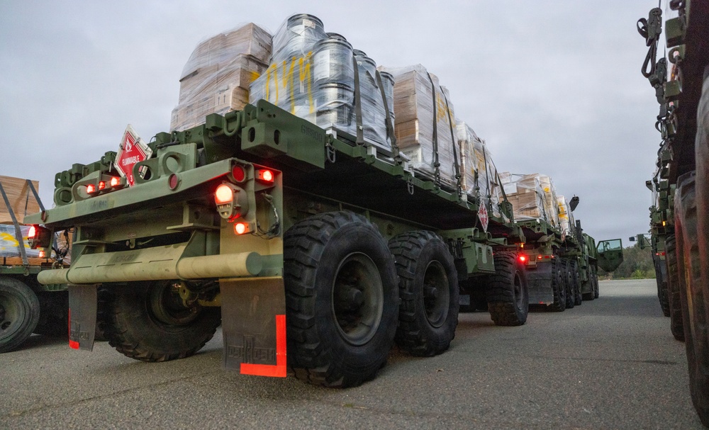 1st MLG Marines transport LFORM equipment