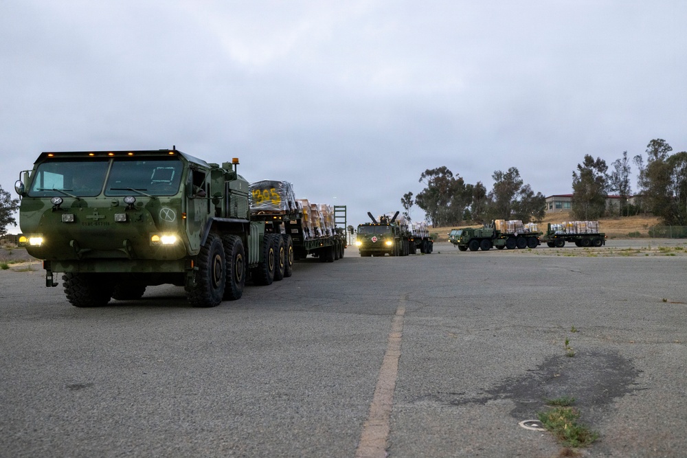 1st MLG Marines transport LFORM equipment