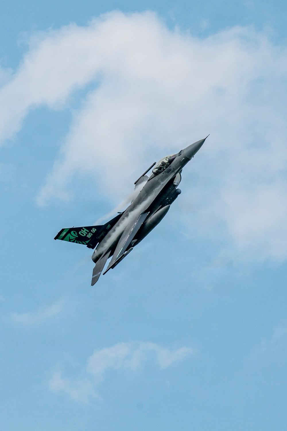 F-16 Fighting Falcon takes flight