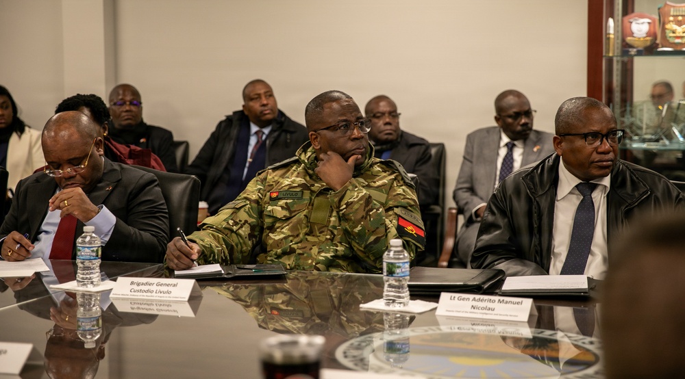 Ohio National Guard welcomes Angolan delegates before SPP signing ceremony