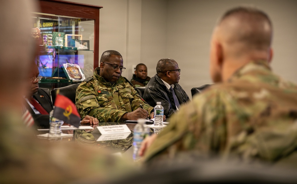 Ohio National Guard welcomes Angolan delegates before SPP signing ceremony