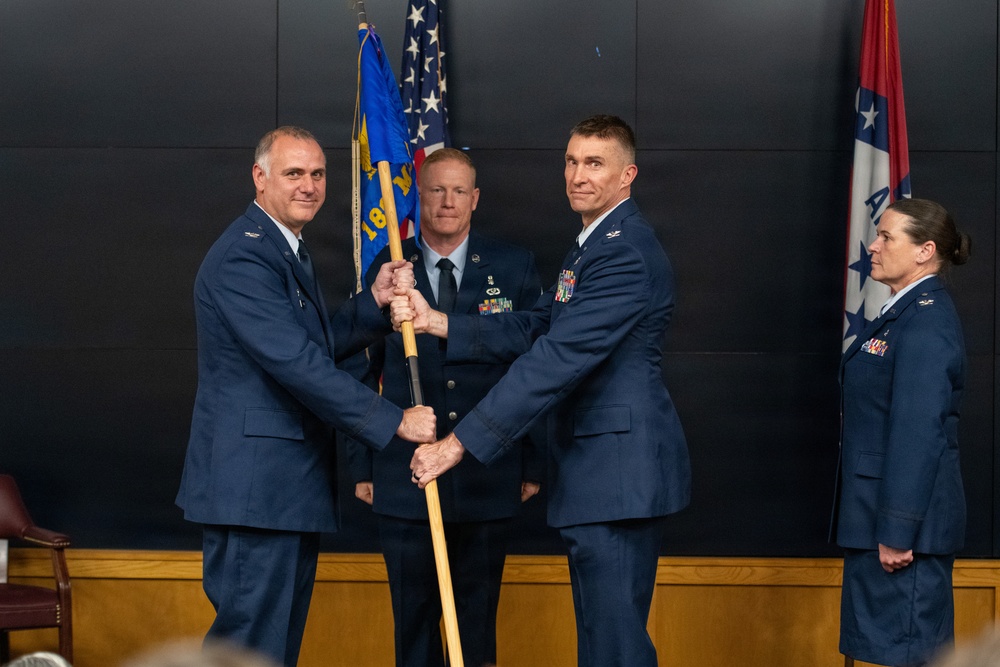 Tolliver Assumes 189th Mission Support Group Command, Hoogeveen Promoted, Assumes Command of 189th Medical Group