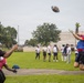 Soldiers assigned to 7th Special Forces Group (Airborne) partake in a football tournament during Red Empire Week 2026