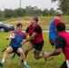 Soldiers assigned to 7th Special Forces Group (Airborne) partake in a football tournament during Red Empire Week 2026