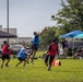 Soldiers assigned to 7th Special Forces Group (Airborne) partake in a football tournament during Red Empire Week 2026