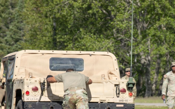Michigan Army National Guard's 246th Transportation Battalion competed in the Annual Truck Rodeo