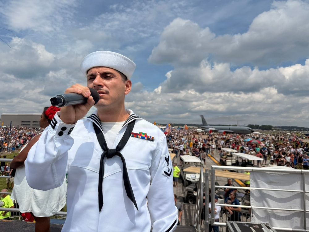 Navy Band Great Lakes Members Perform at the 2026 Spirit of St. Louis Air Show &amp; STEM Expo