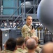 Command chief addresses 153rd Airlift Wing Airmen