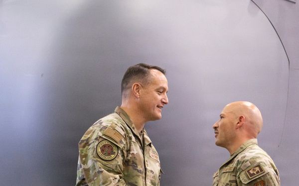Roybal receives command chief coin
