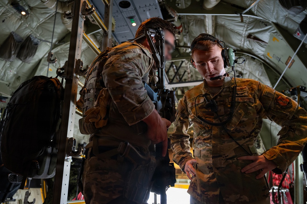 Kentucky Airmen transport Danish Air Mobile Protection and Recovery Team during Ramstein Flag 2026