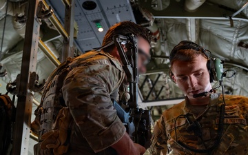 Kentucky Airmen transport Danish Air Mobile Protection and Recovery Team during Ramstein Flag 2026